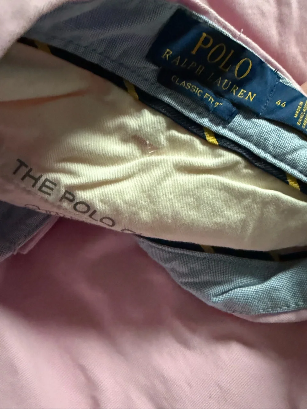 Ralph Lauren mens big and tall stretch cotton classic fit Pink Shorts